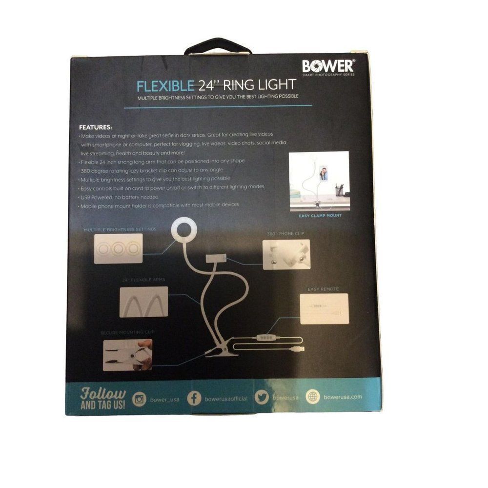 Bower Flexible 24 Inches Ring Light - Picture 2 of 3